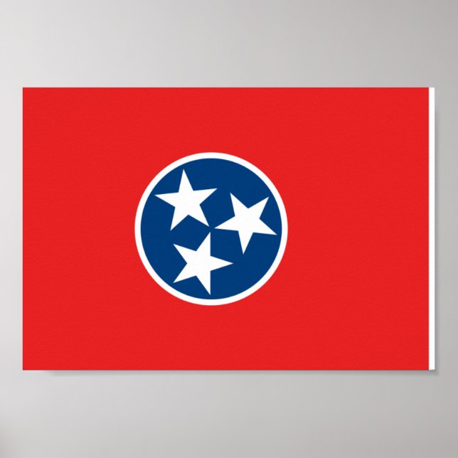 Póster Tennessee Flag (Frente)