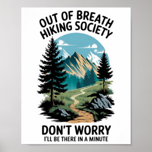 Poster Tennessee Merchant Out Of Breath Hiking Society Do