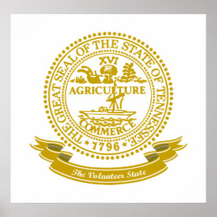 Poster Tennessee Seal