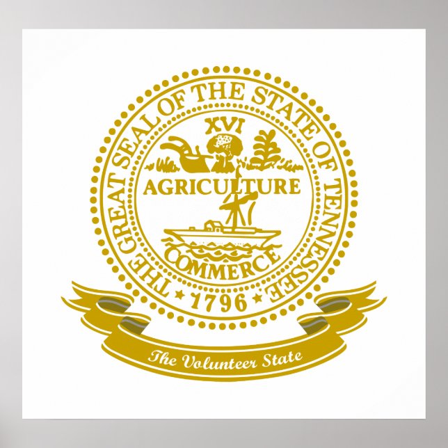 Poster Tennessee Seal (Frente)