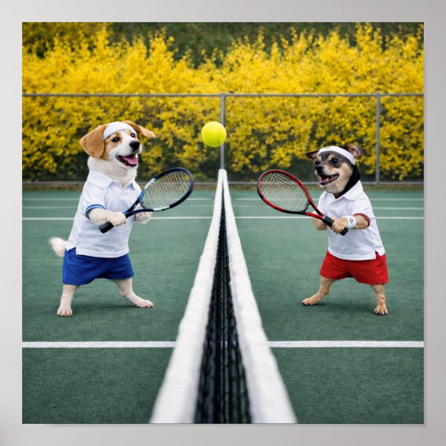 Poster "Tennis Anyone?" (Frente)