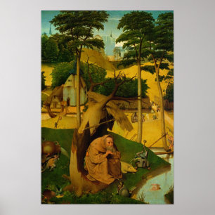 Póster Tentação de St Anthony, 1490
