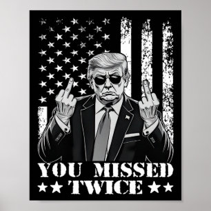 Poster Tentativa de Inflação Trump Trump 2025 Você Errou