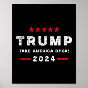 Poster Tentativa De Inibição De Trump Que Você Perdeu Dua