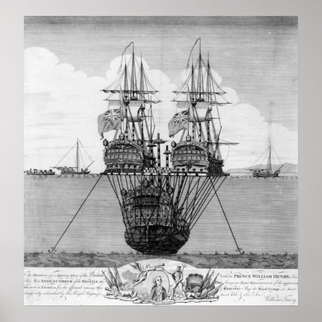 Póster Tentativa de Salvamento do Real HMS (Frente)