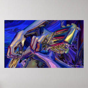 Póster Teoria 6 da guitarra