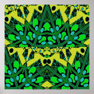 Poster Teoria dos Ovos III - Ken Gage Abstrato