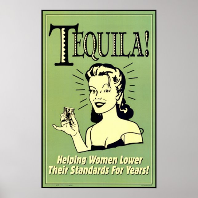 Póster Tequila - Ajudando as mulheres a reduzir seus padr (Frente)