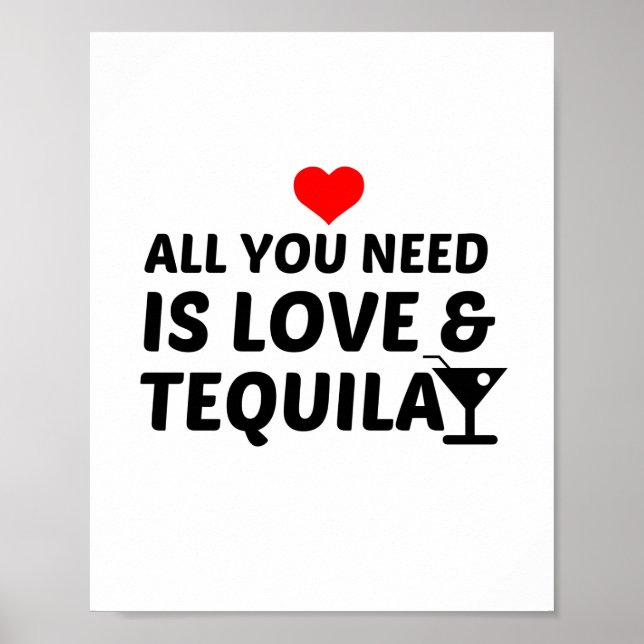 POSTER TEQUILA E AMOR (Frente)