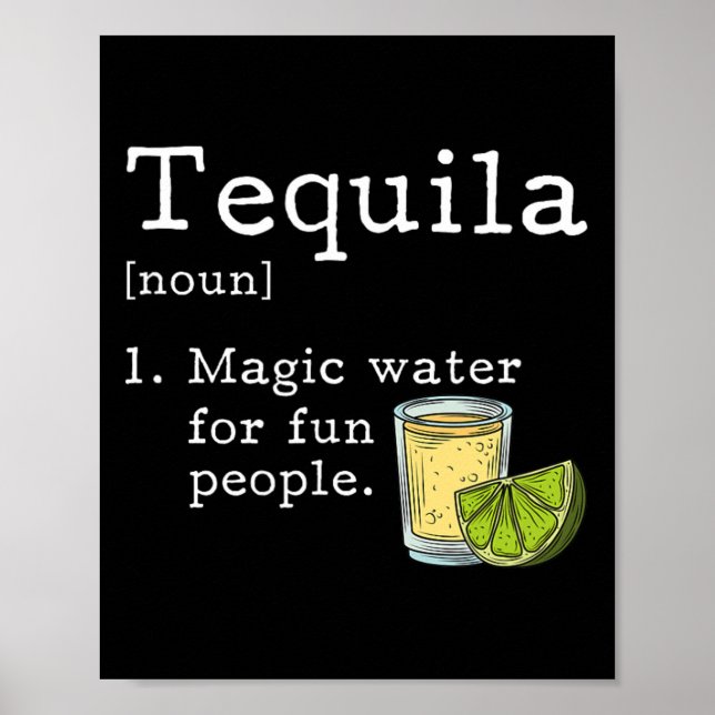 Poster Tequila Lover Cinco De Mayo Partido Mexicano me dá (Frente)