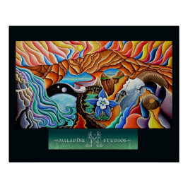 Póster Tequila Sunset Poster brilhante