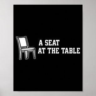 Poster Ter Uma Cadeira À Mesa