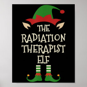 Poster Terapeuta de Radiação Elfo Família Natal Correspon