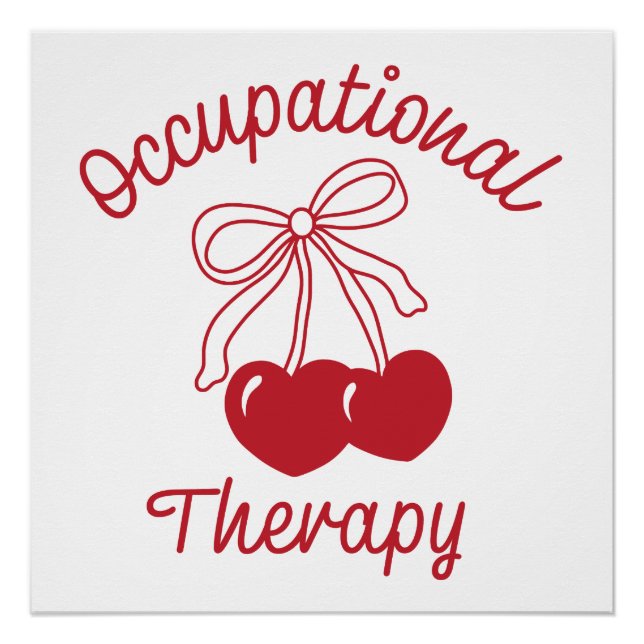 Póster Terapeuta de Terapia Ocupacional COTA (Frente)