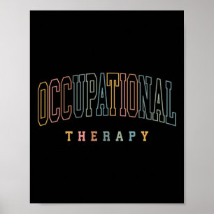 Poster Terapeuta de Terapia Ocupacional Ot Professor Sped