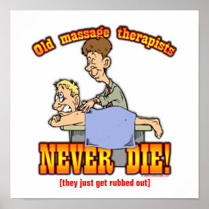 Póster Terapeutas da massagem