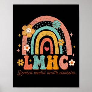 Poster Terapêutica De Conselheiro De Saúde Mental Licenci