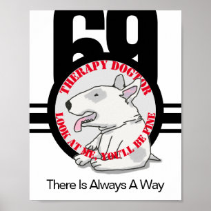 Poster Terapêutica Dogtor Doodle Art