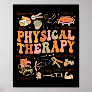 Poster Terapêutica Física Pt Pta Queda Ação de Graças