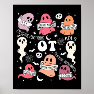 Poster Terapêutica OT OTA Halloween Cute
