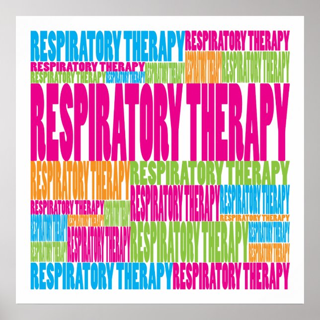Poster Terapêutica Respiratória Colorida (Frente)