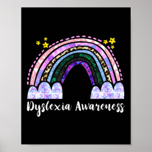 Poster Terapia de Leitura Disléxica Arco-íris de Conscien