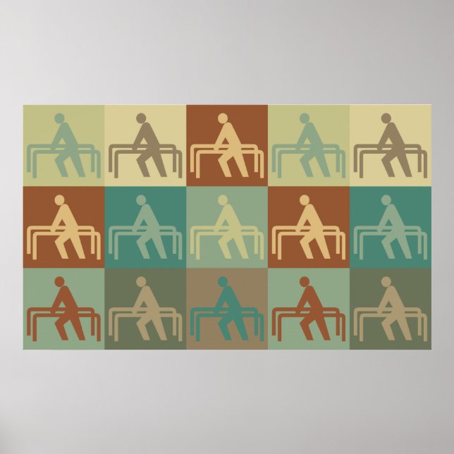 Poster Terapia física Pop Art (Frente)