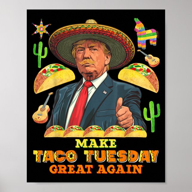 Poster Terça-feira de Taco Faça Terça-feira de Taco Grand (Frente)