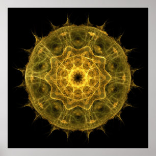 Póster Terceira Chakra - Manipura - Cidade das Joias