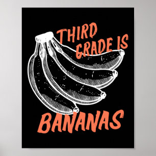 Poster Terceira Série é Bananas 3ª Série De Volta à Escol