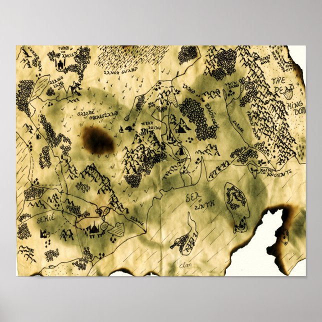 Póster Terceiro Mapa do Reino Esquecido (Frente)