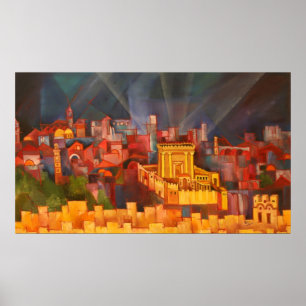 Póster Terceiro templo de Jerusalem