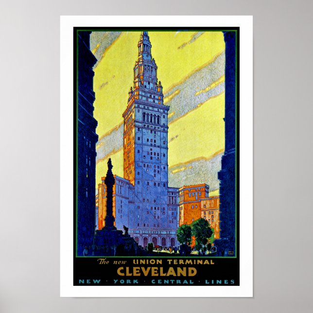 Póster Terminal da União Cleveland (Frente)