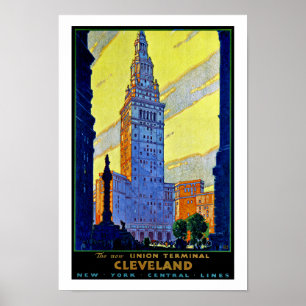 Póster Terminal da união do ~ de Cleveland