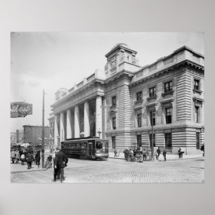 Póster Terminal de passageiros do comboio