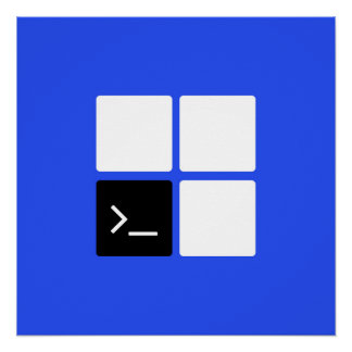 Póster Terminal do Windows