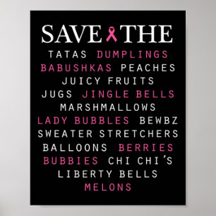 Poster Termos de gíria de consciência do Cancer da mama