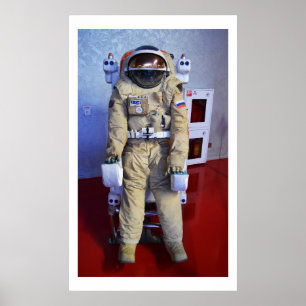 Poster Terno de espaço do russo
