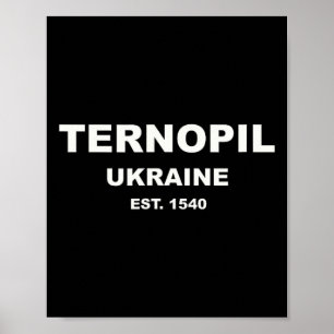Poster Ternopil Ucrânia