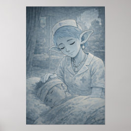 Poster Ternura / Enfermeira / Hospital 