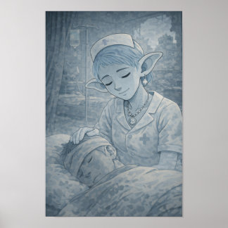 Poster Ternura / Enfermeira / Hospital