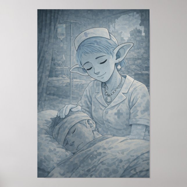 Poster Ternura / Enfermeira / Hospital  (Frente)