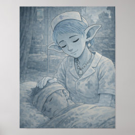 Poster Ternura / Enfermeira / Hospital 