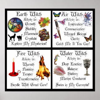 Póster Terra, água e fogo