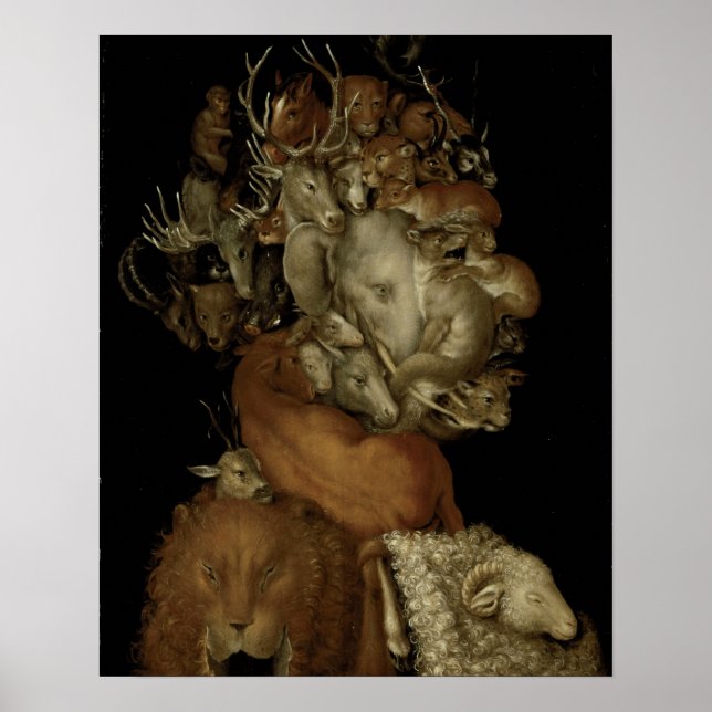 Póster Terra, c.1570 (óleo no painel) (Frente)