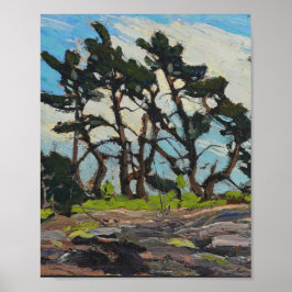 Poster Terra Canadiana da Ilha do Pinheiro Tom Thomson