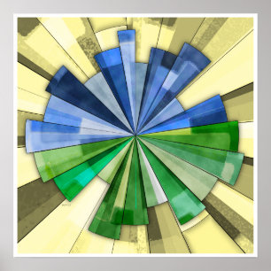 Póster Terra, Céu e Sol