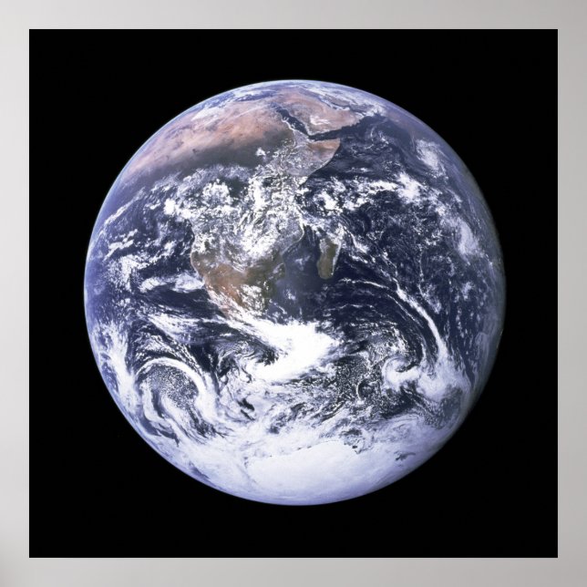 Poster Terra da Apolo 17 (Frente)