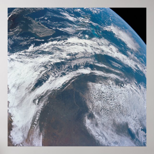 Poster Terra Da Nave Espacial Apollo 12. (Frente)