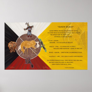 Poster Terra dança por Kim McElroy